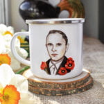Металева (емальована) чашка "Степан Андрійович"
